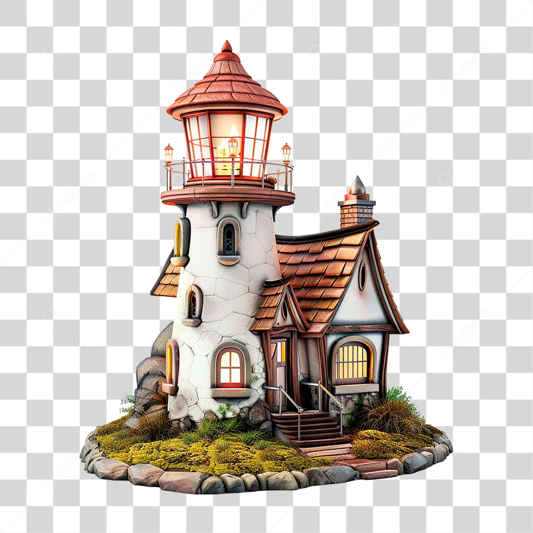 Farol Antigo PNG Transparente