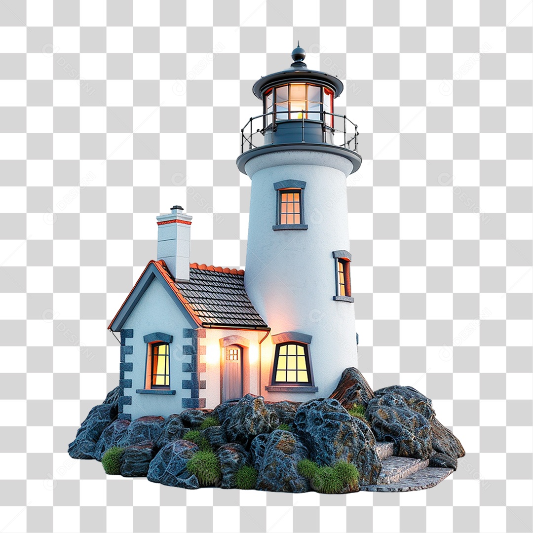 Farol Antigo PNG Transparente