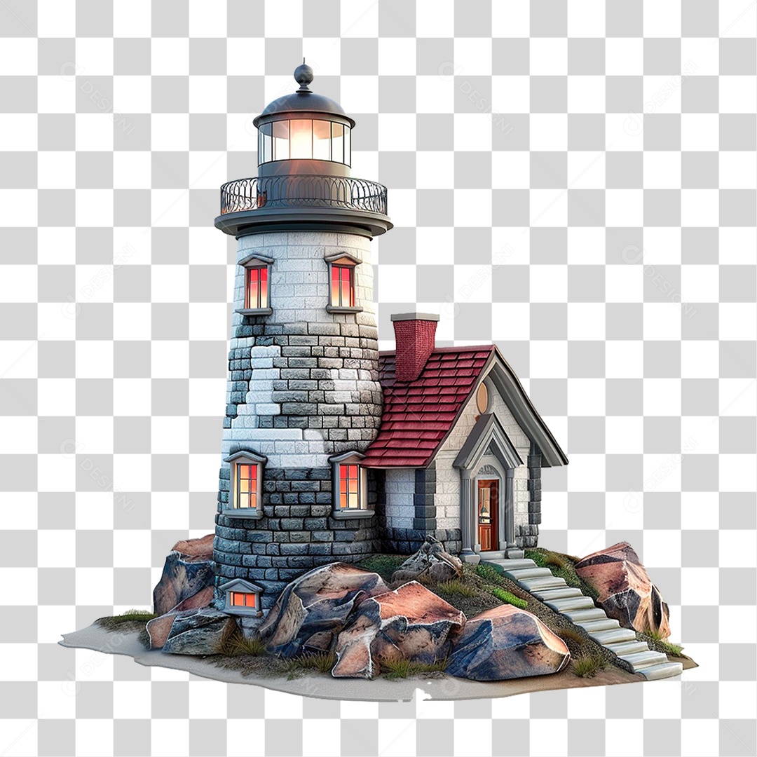 Farol Antigo PNG Transparente