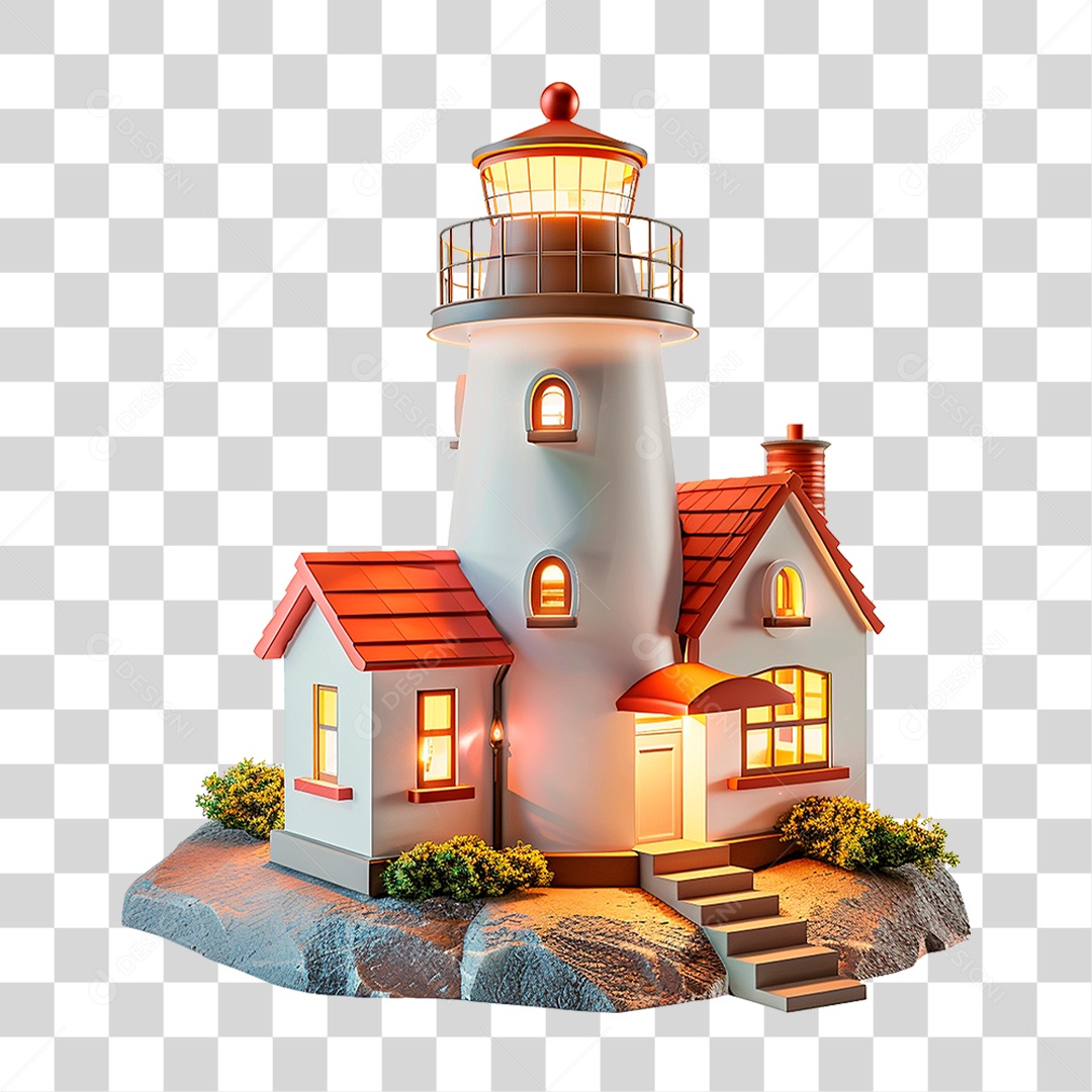 Farol Antigo PNG Transparente