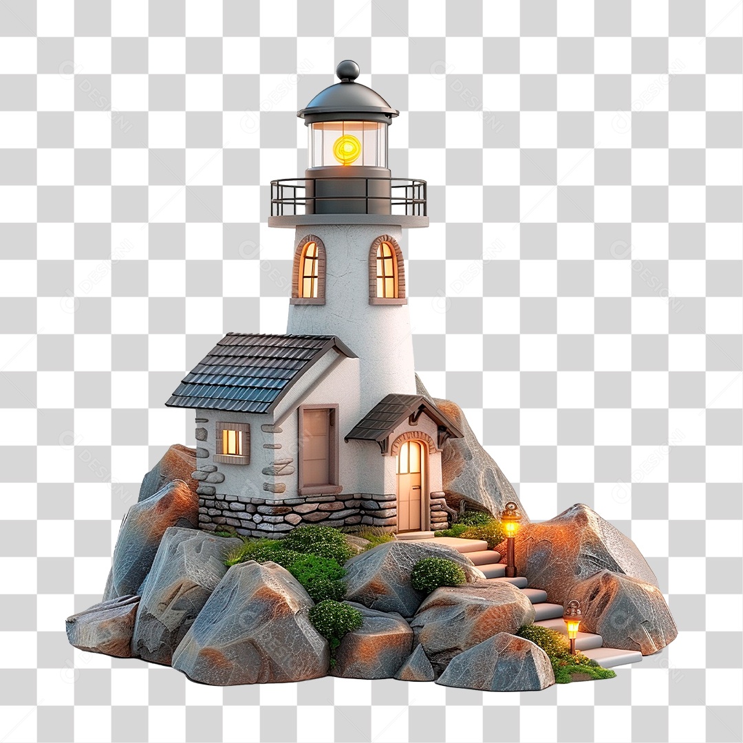 Farol Antigo PNG Transparente