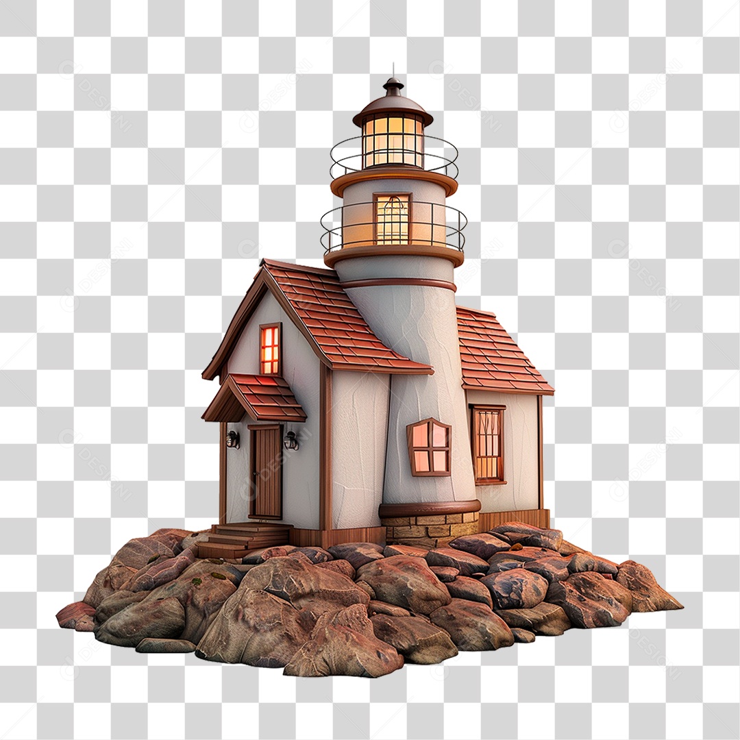 Farol Antigo PNG Transparente