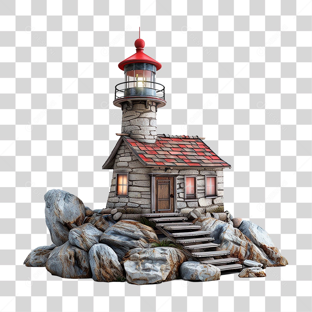 Farol Antigo PNG Transparente