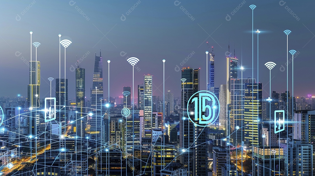 Fundo de tecnologia de rede 5g