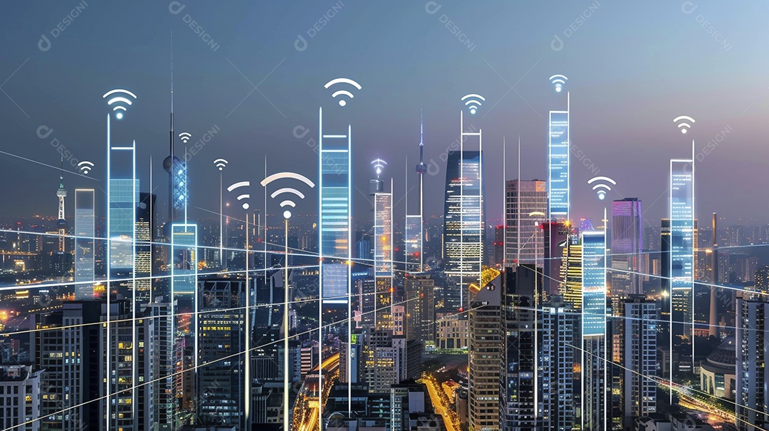 Fundo de tecnologia de rede 5g