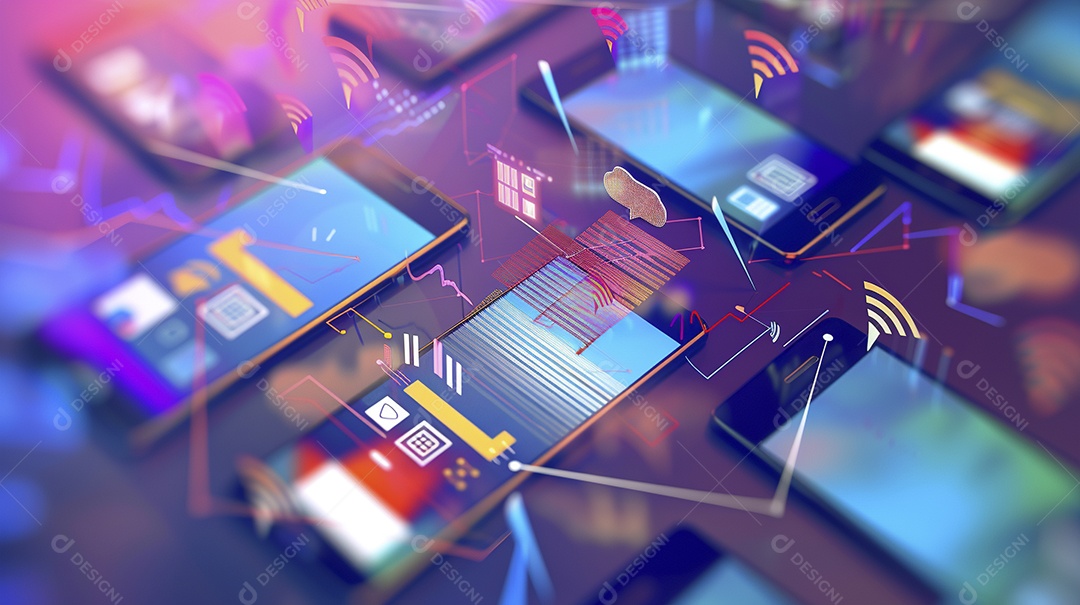 Fundo de tecnologia de rede 5g