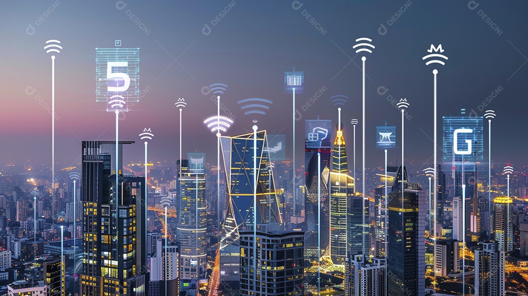 Fundo de tecnologia de rede 5g