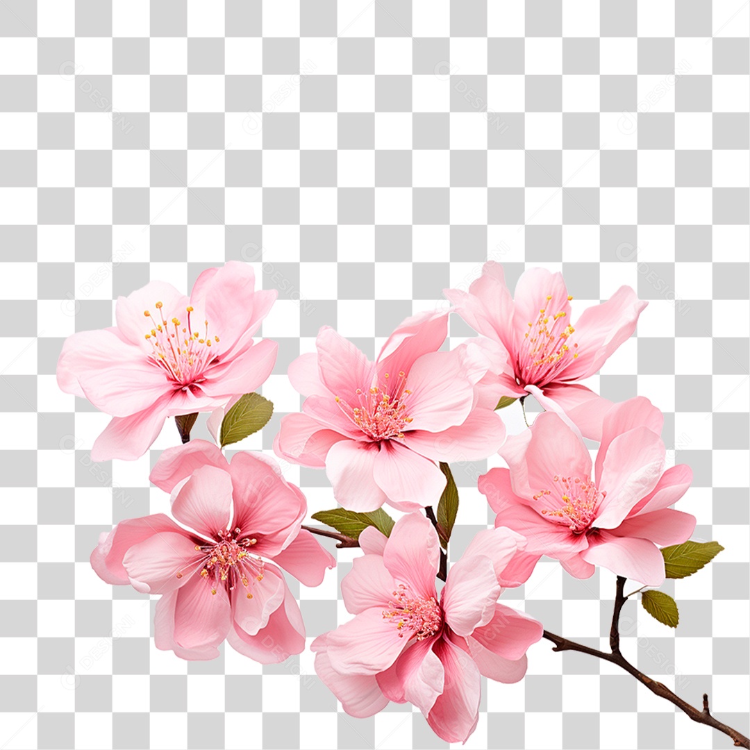 Flores Rosa PNG Transparente