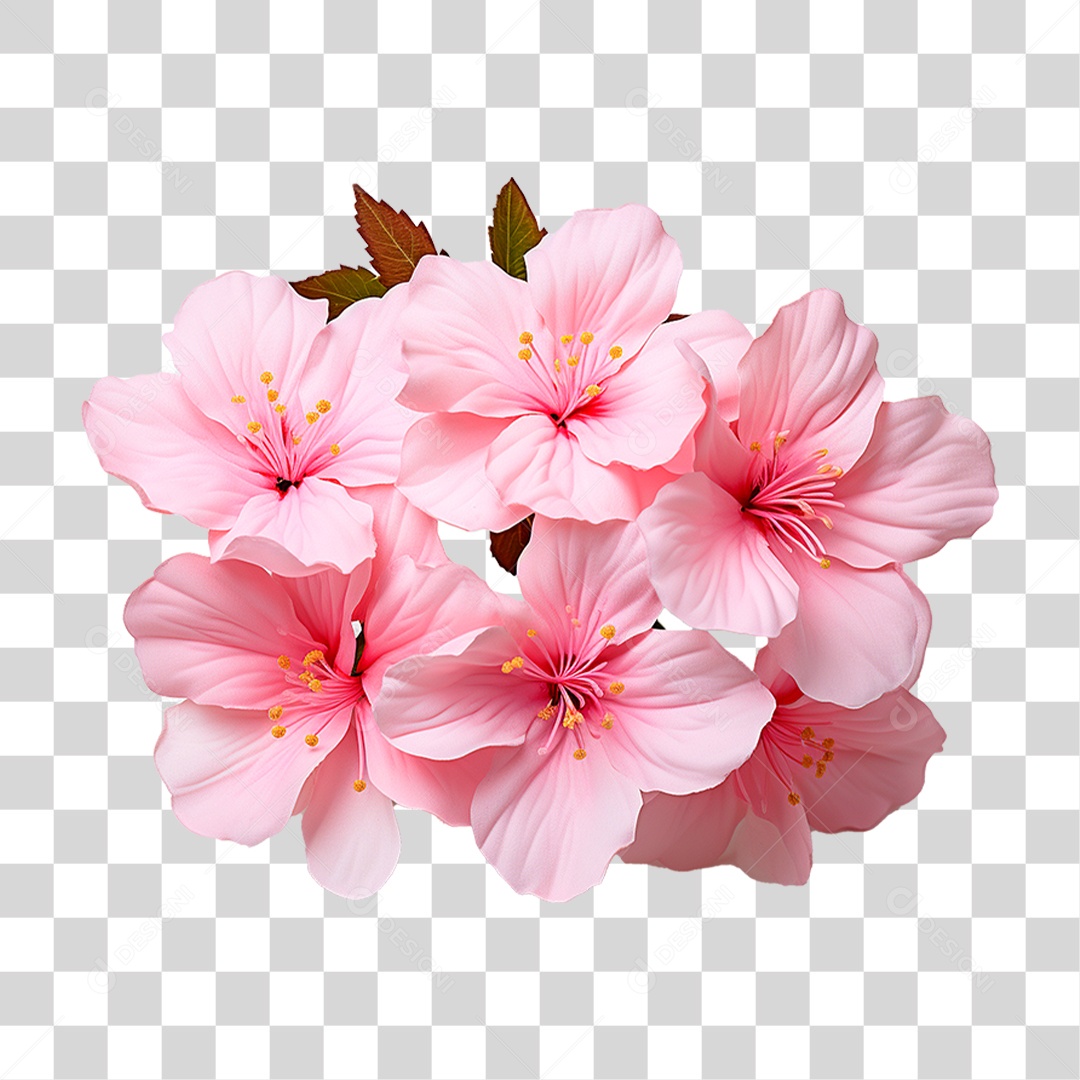 Flores Rosa PNG Transparente