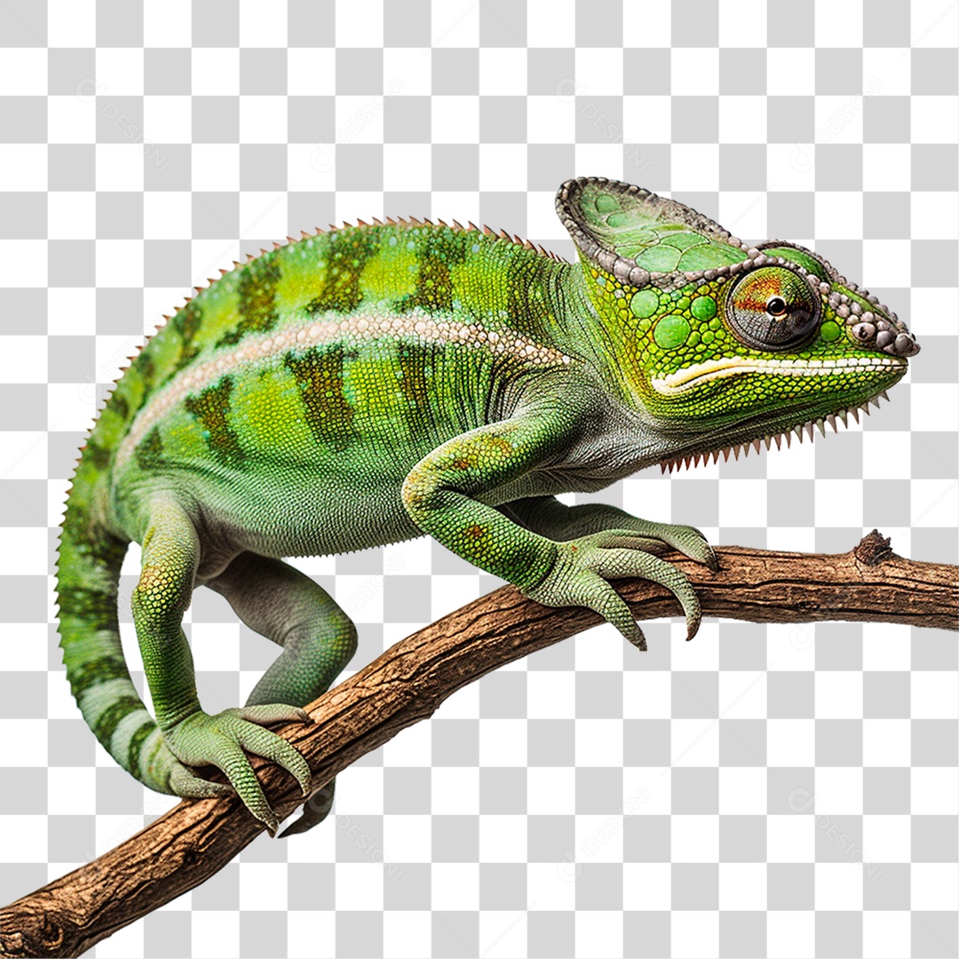 Camaleão Pantera PNG Transparente