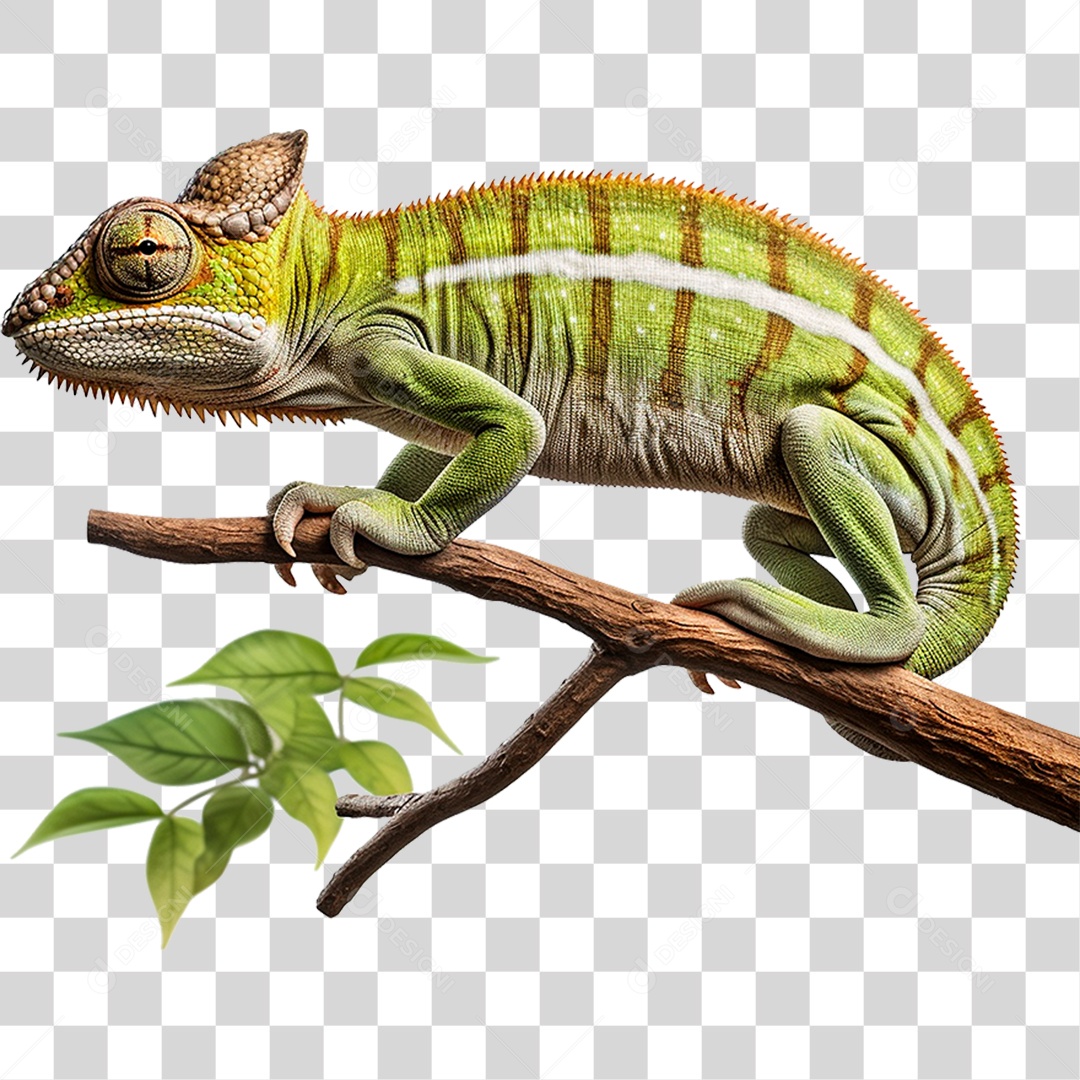 Camaleão Pantera PNG Transparente