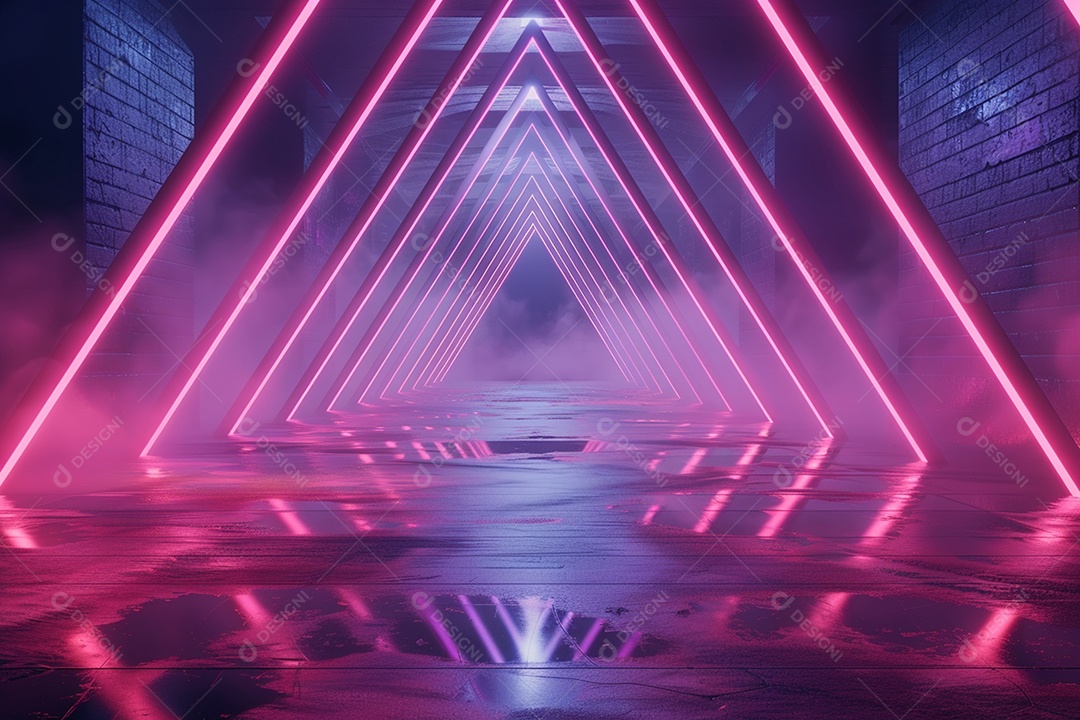 Conceito de vitrine futurista digital grátis cena de show vazia