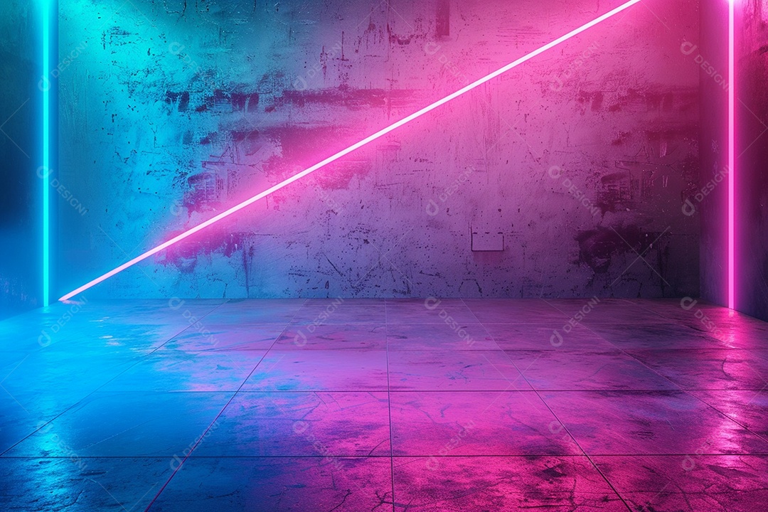 Conceito de vitrine futurista digital grátis cena de show vazia