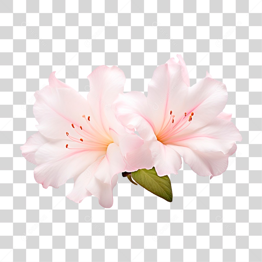Flor Azaleia PNG Transparente