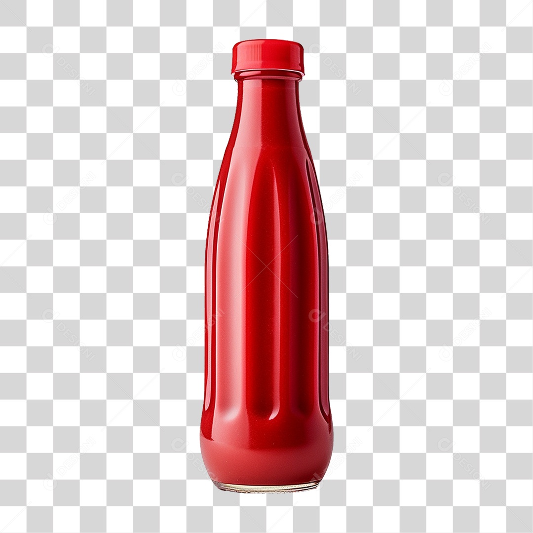 Garrafa de ketchup PNG Transparente