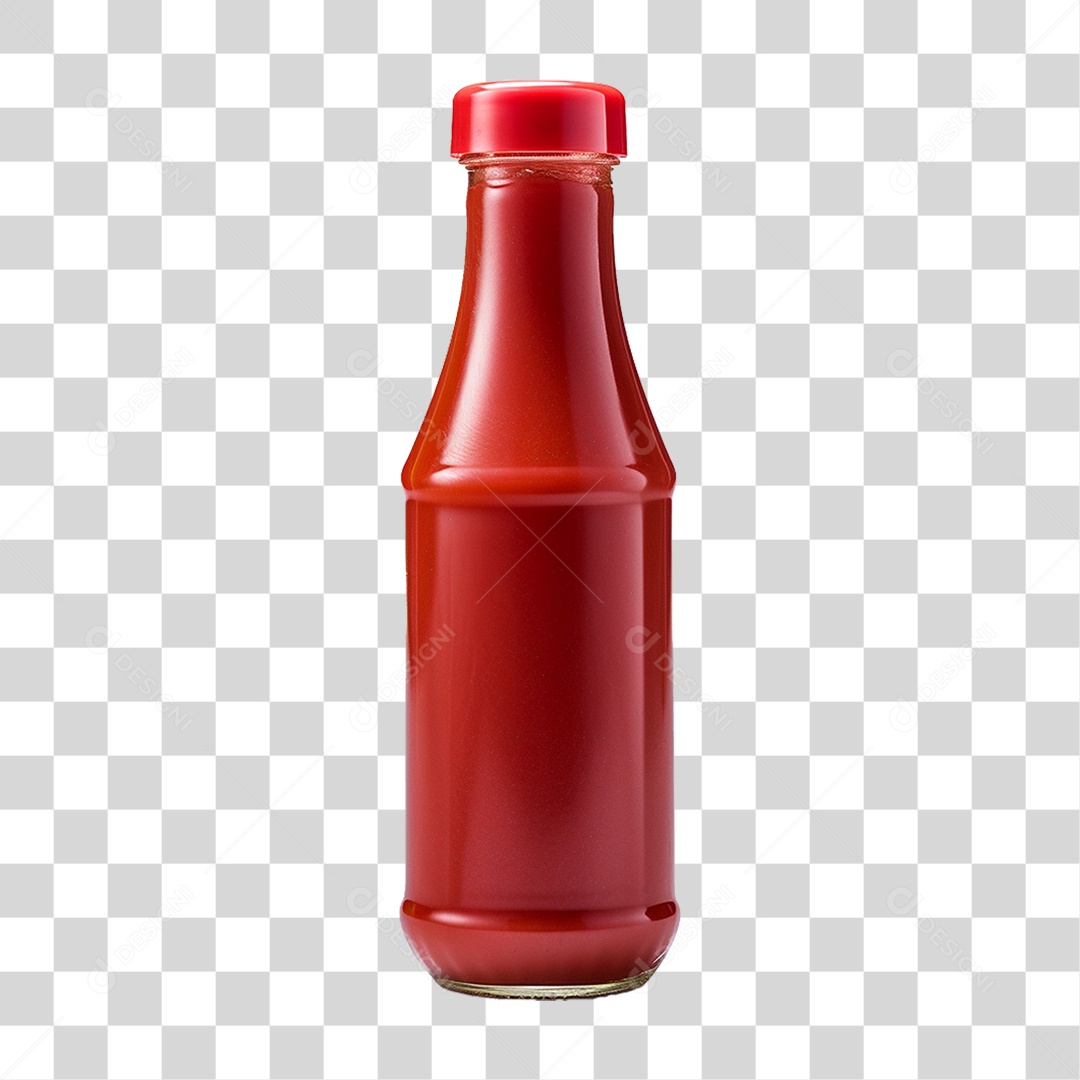 Garrafa de ketchup PNG Transparente