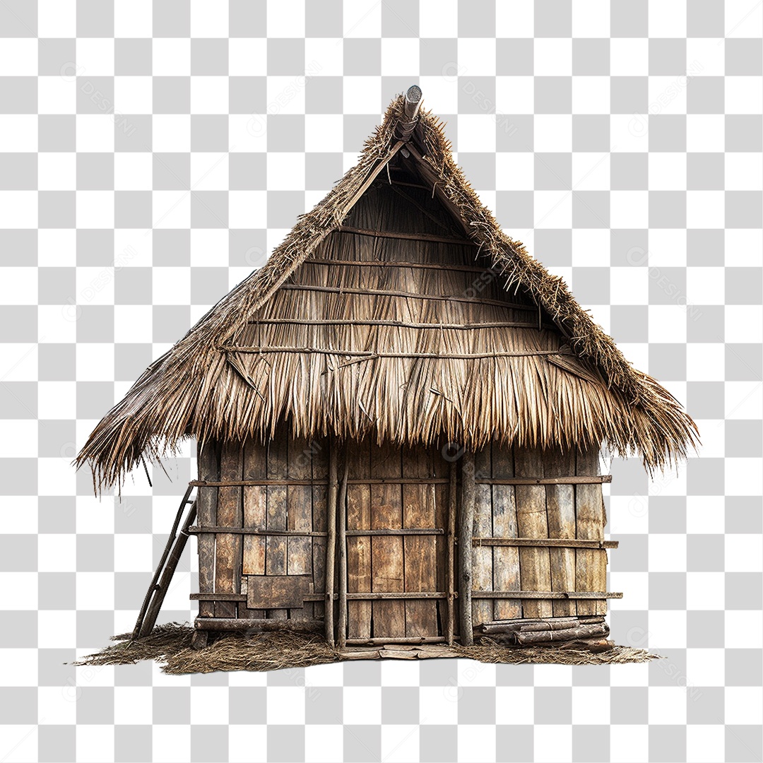 Cabana de Palha PNG Transparente