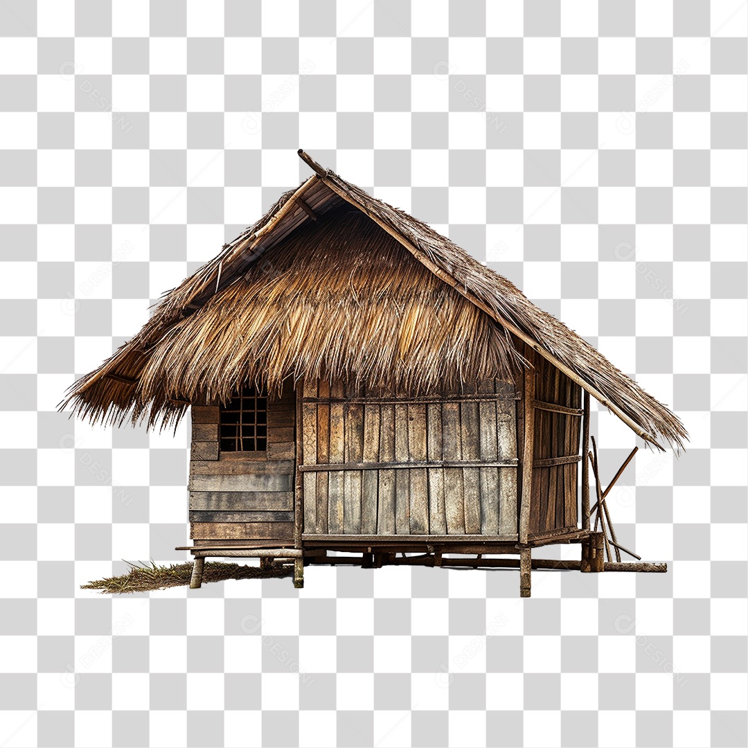 Cabana de Palha PNG Transparente
