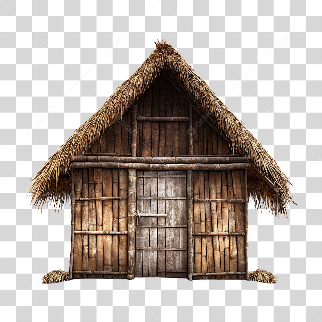 Cabana de Palha PNG Transparente