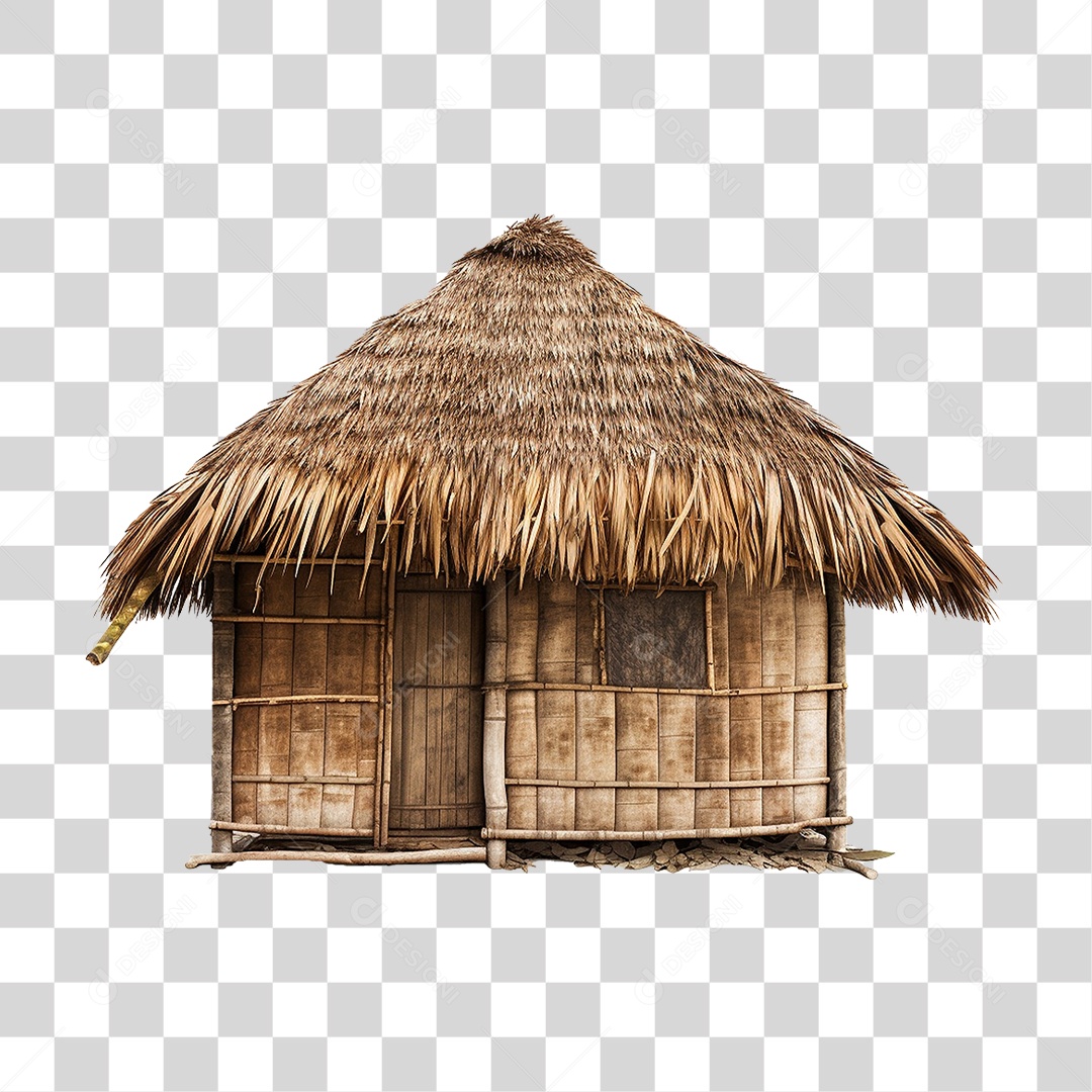 Cabana de Palha PNG Transparente