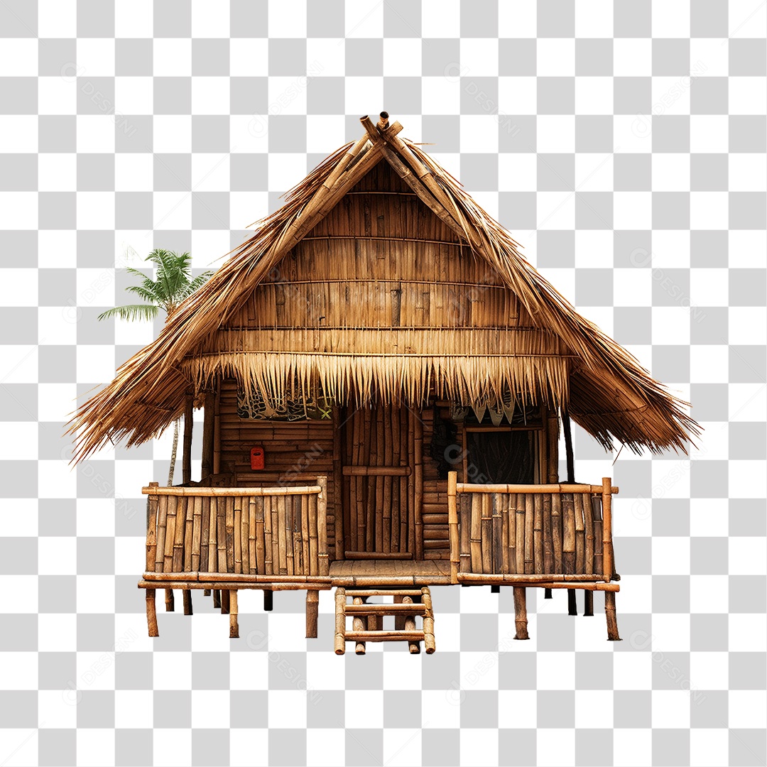 Cabana de Palha PNG Transparente