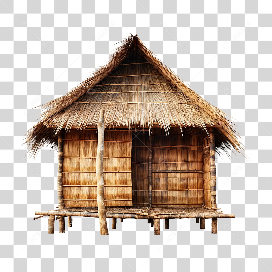 Cabana de Palha PNG Transparente