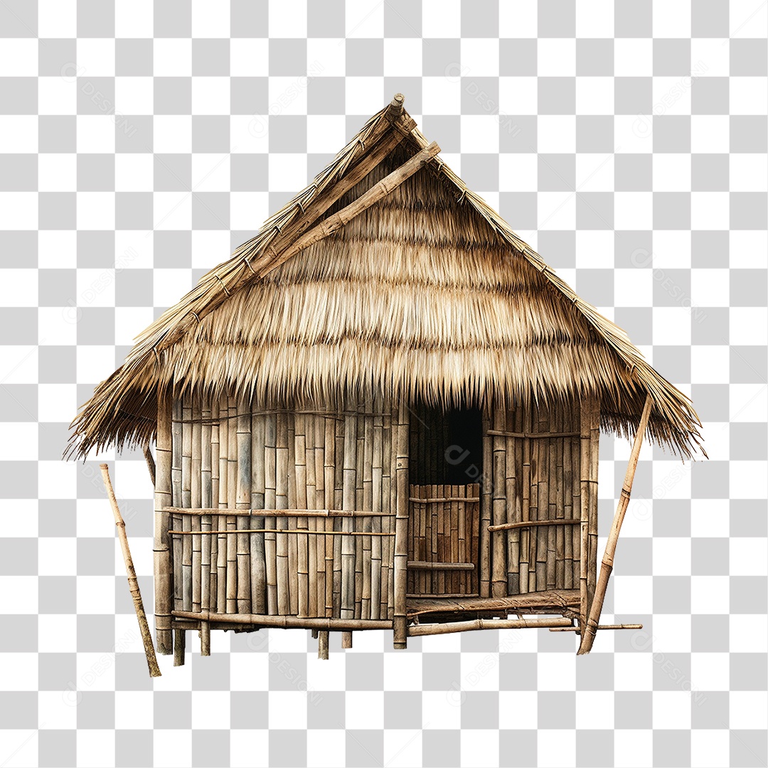 Cabana de Palha PNG Transparente