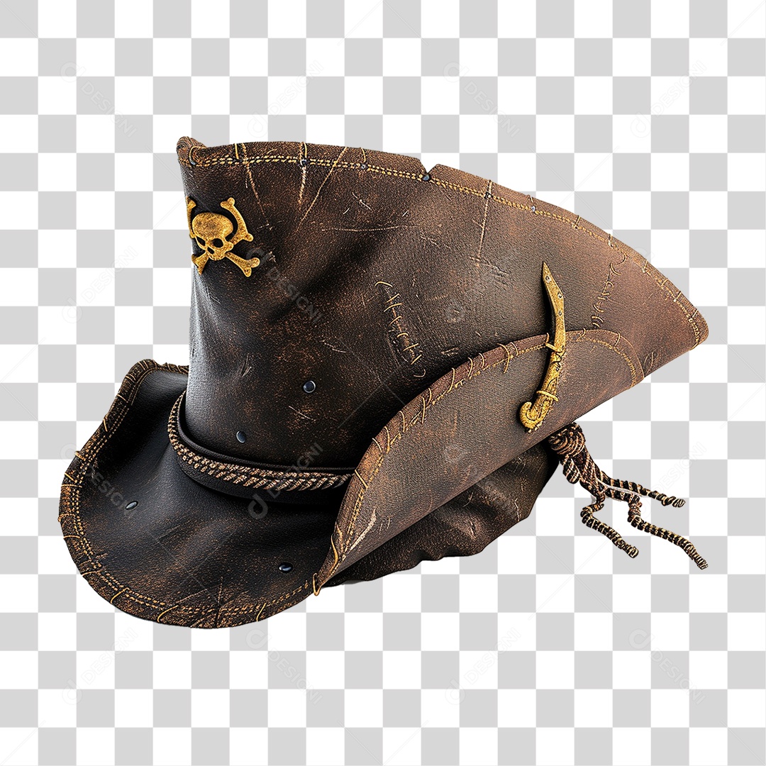 Chapéu de Pirata PNG Transparente