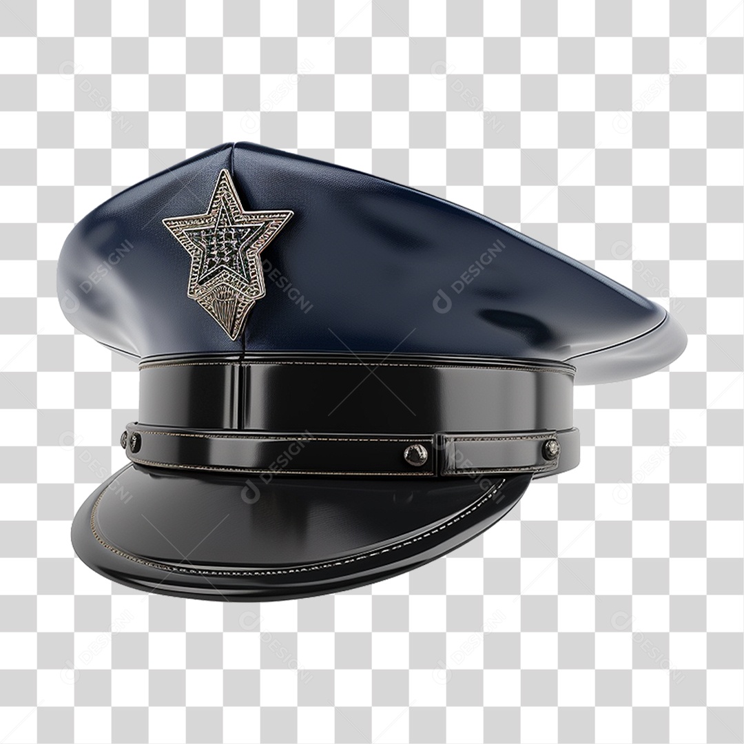 Chapéu de Policia PNG Transparente