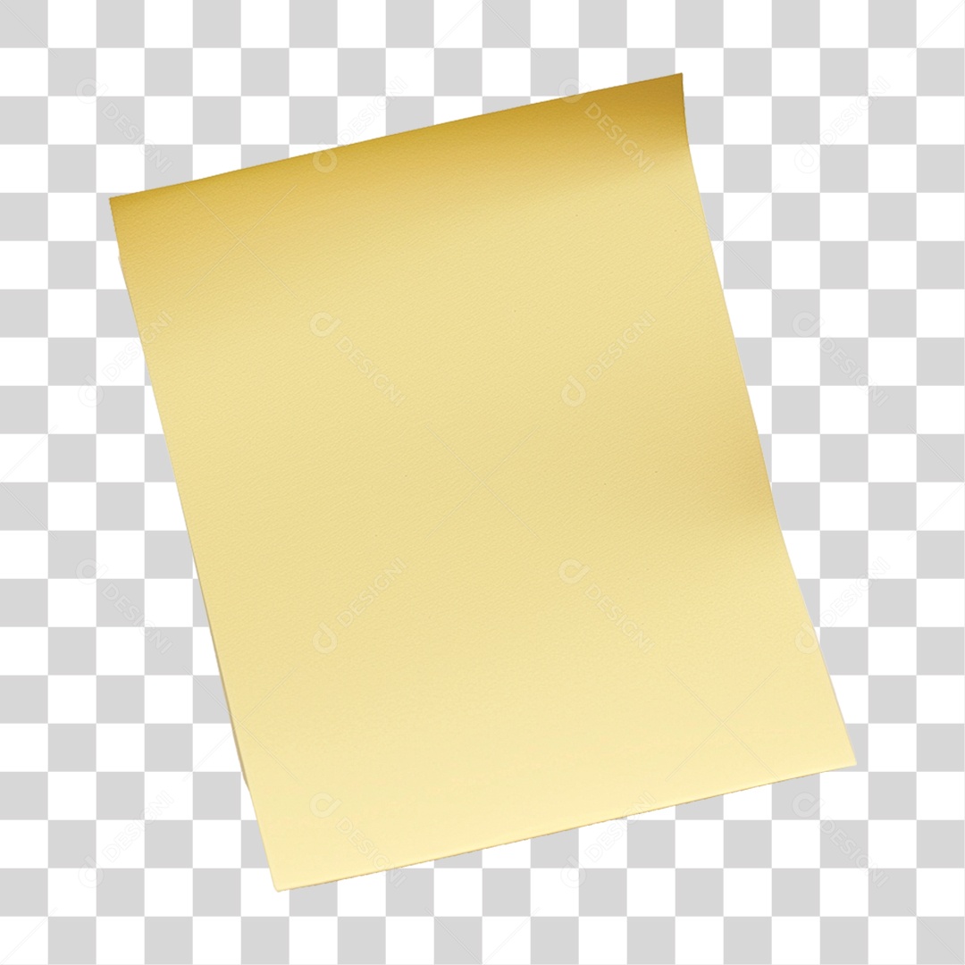 Folha de Papel Anotação PNG Transparente