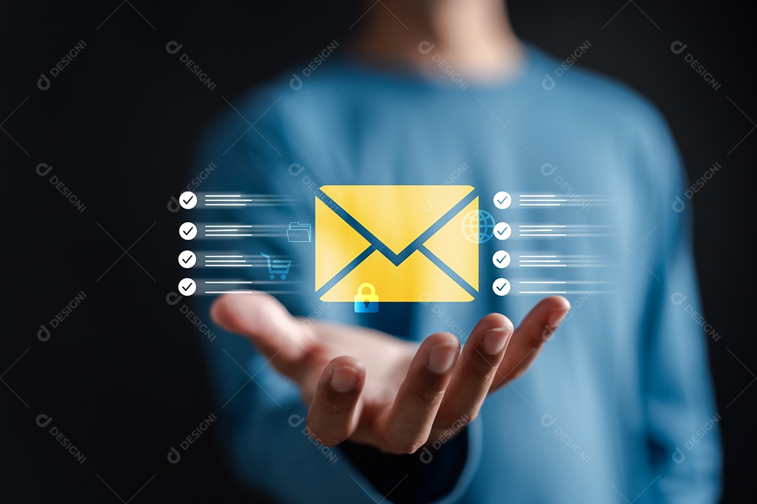 Homem jovem empresário em seu escritório