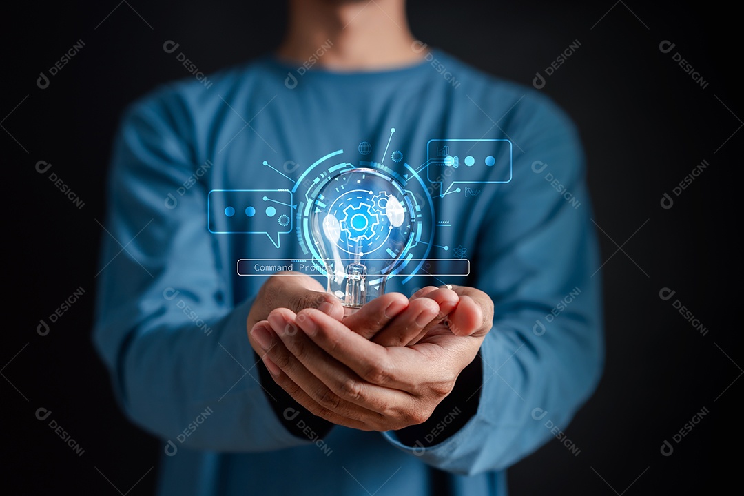 Homem jovem empresário em seu escritório