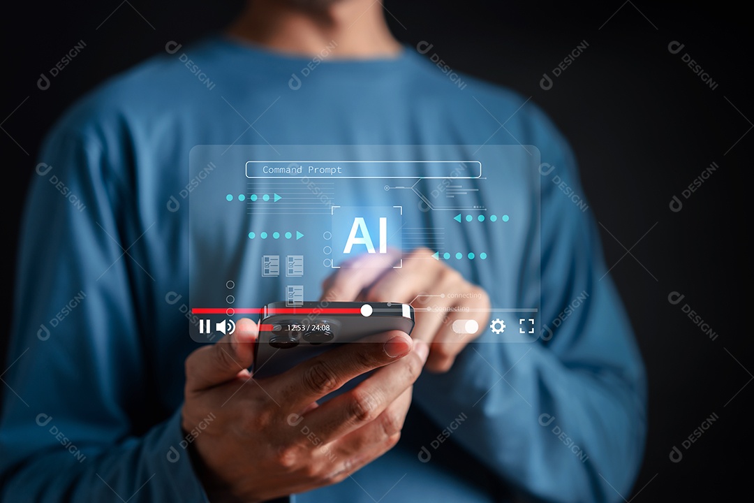 Homem jovem empresário em seu escritório