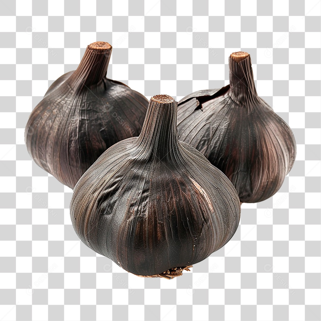 Alhos Preto PNG Transparente