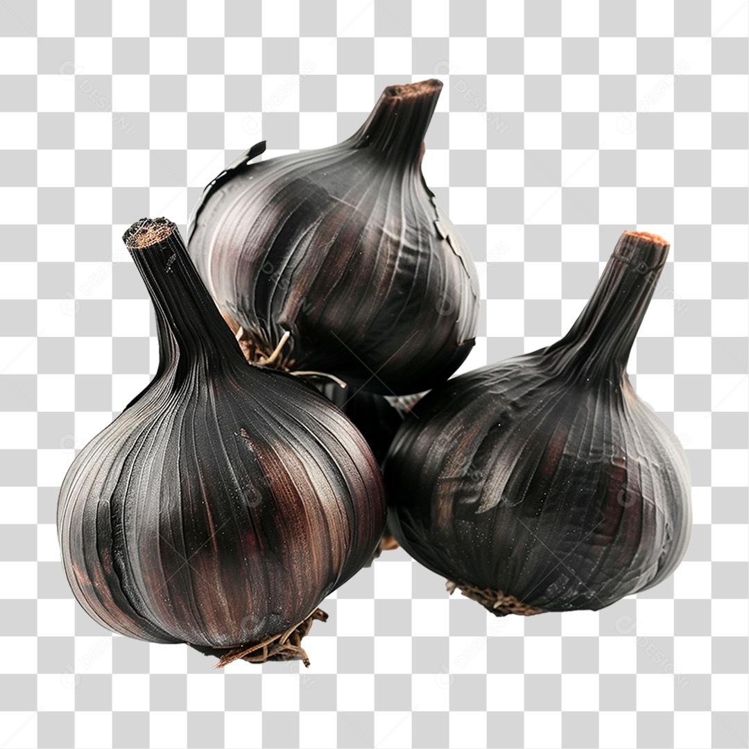 Alhos Preto PNG Transparente