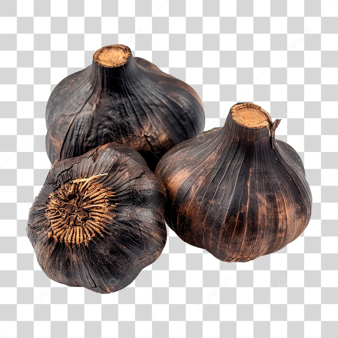 Alho Preto PNG Transparente