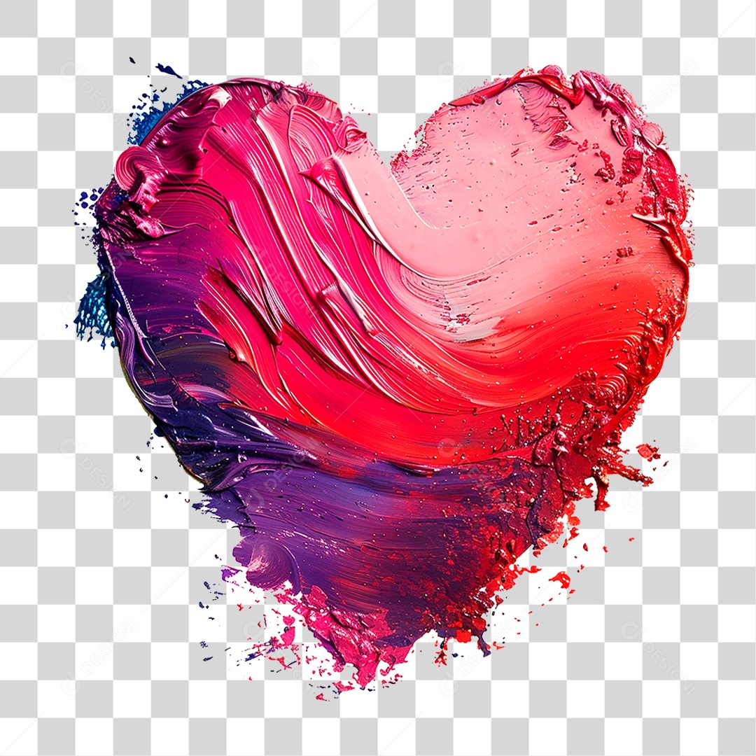 Coração Vermelho PNG Transparente