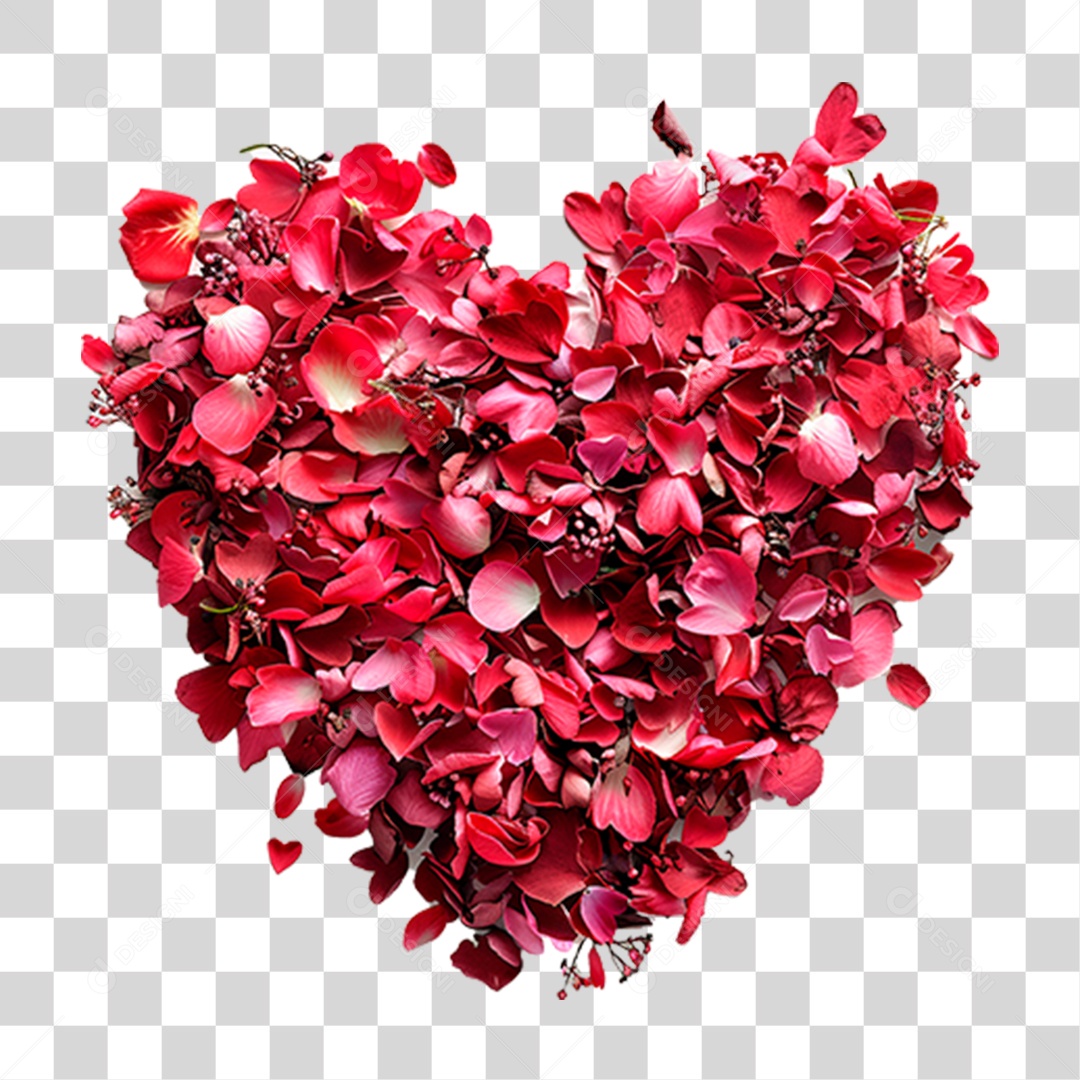 Coração Vermelho PNG Transparente