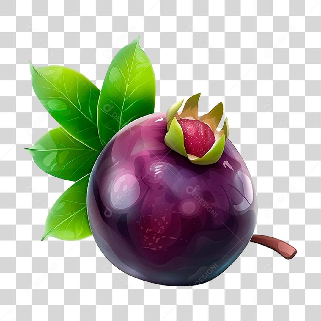 Mangustão Roxo PNG Transparente