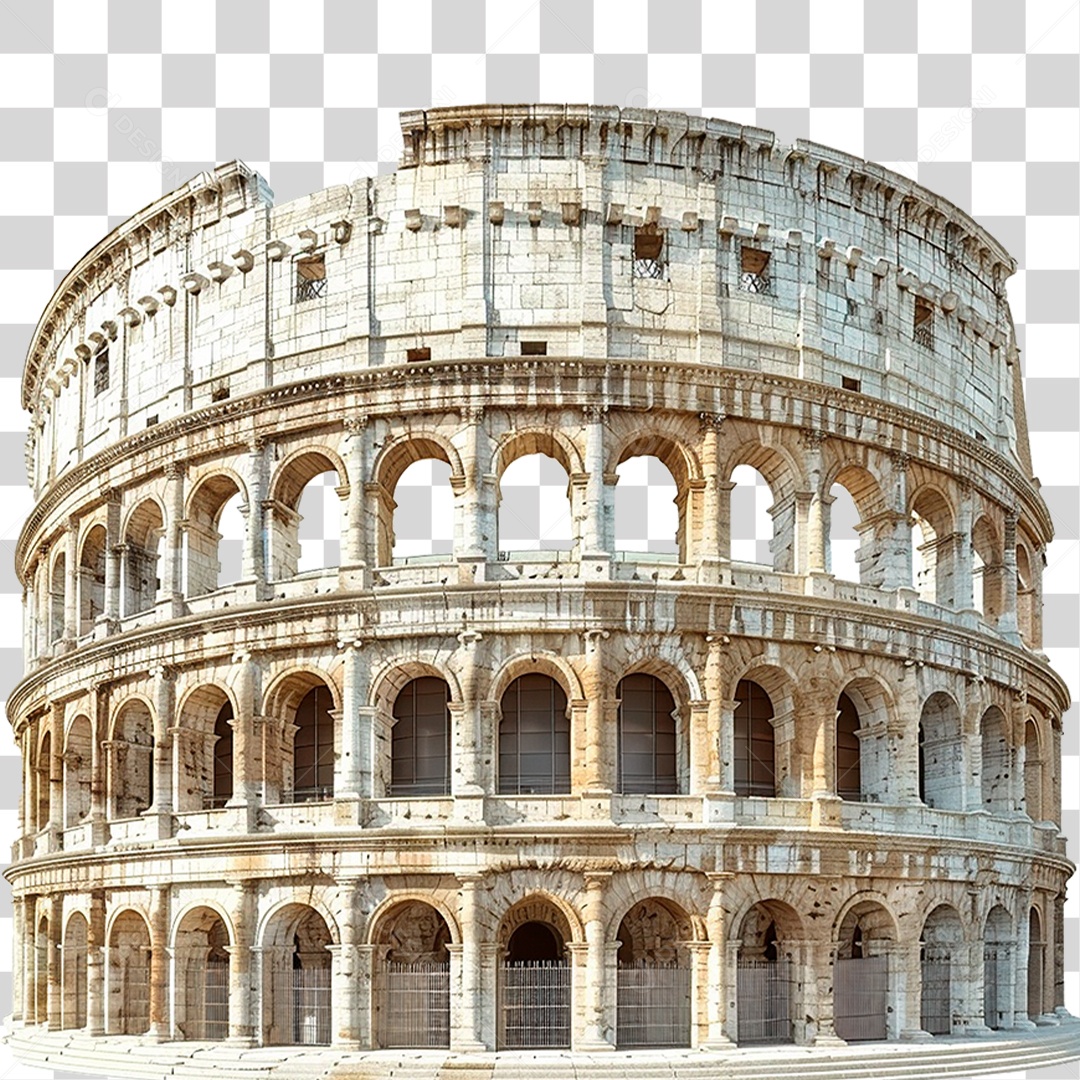 Coliseu Romano PNG Transparente