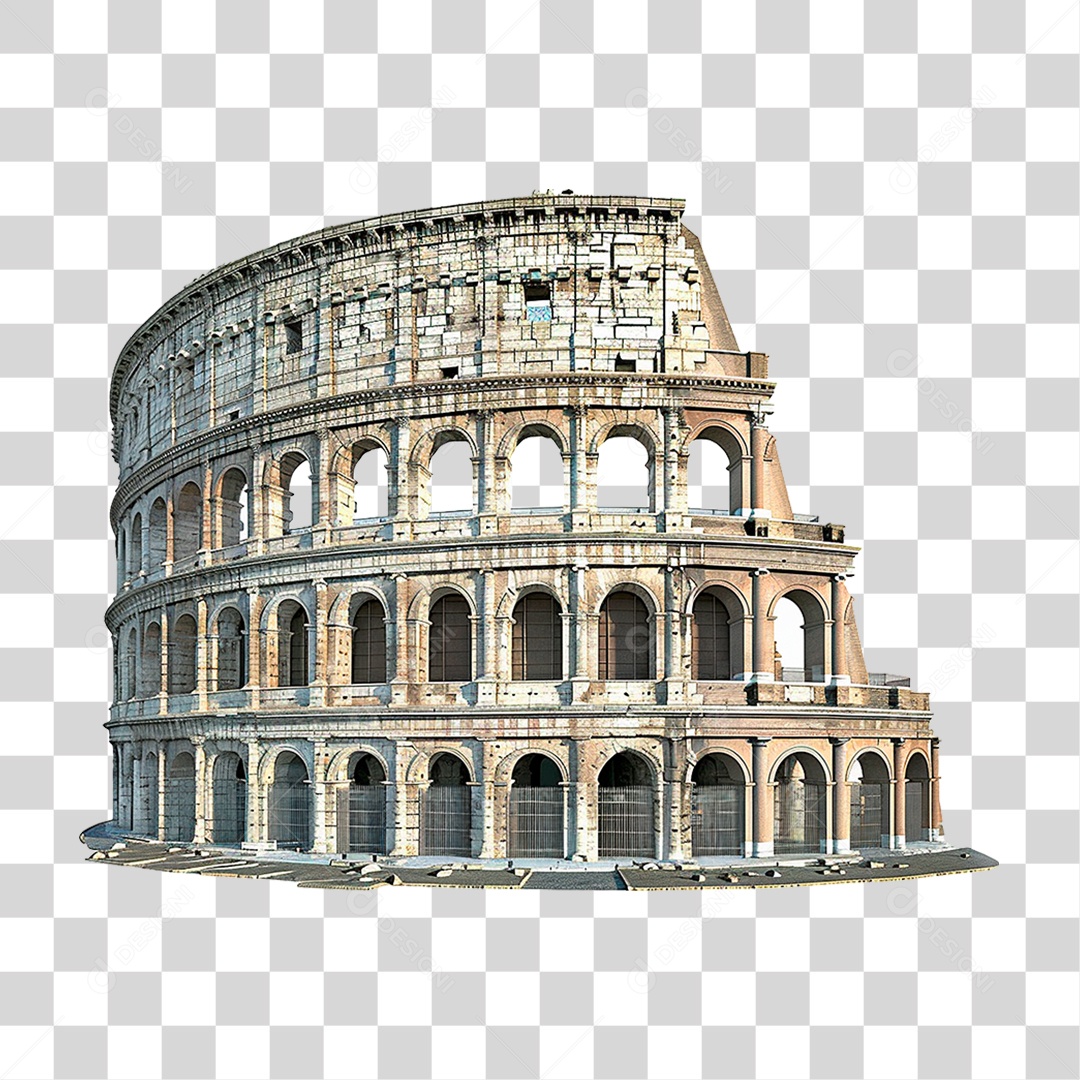 Coliseu Romano PNG Transparente