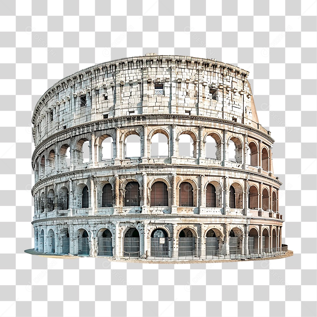 Coliseu Romano PNG Transparente
