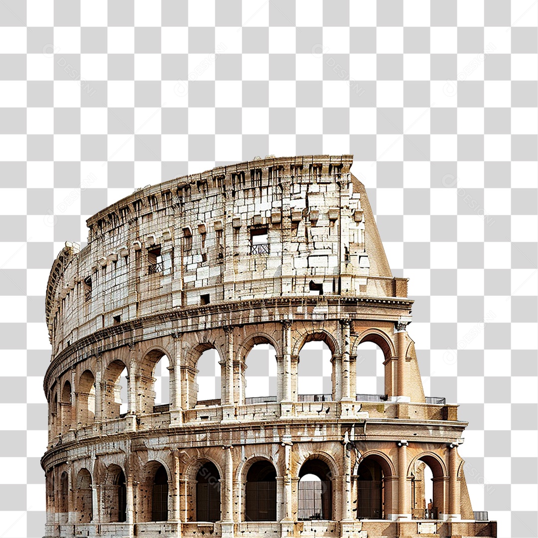 Coliseu Romano PNG Transparente