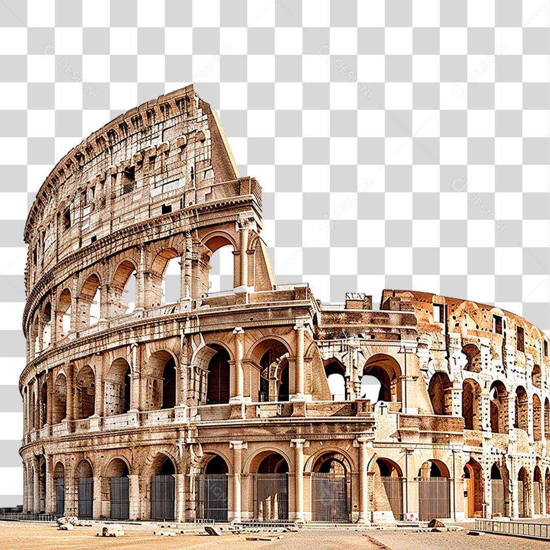 Coliseu Romano PNG Transparente
