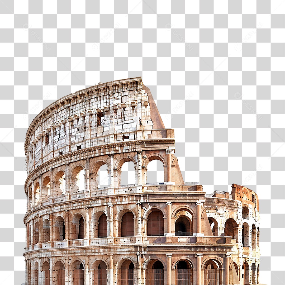 Coliseu Romano PNG Transparente