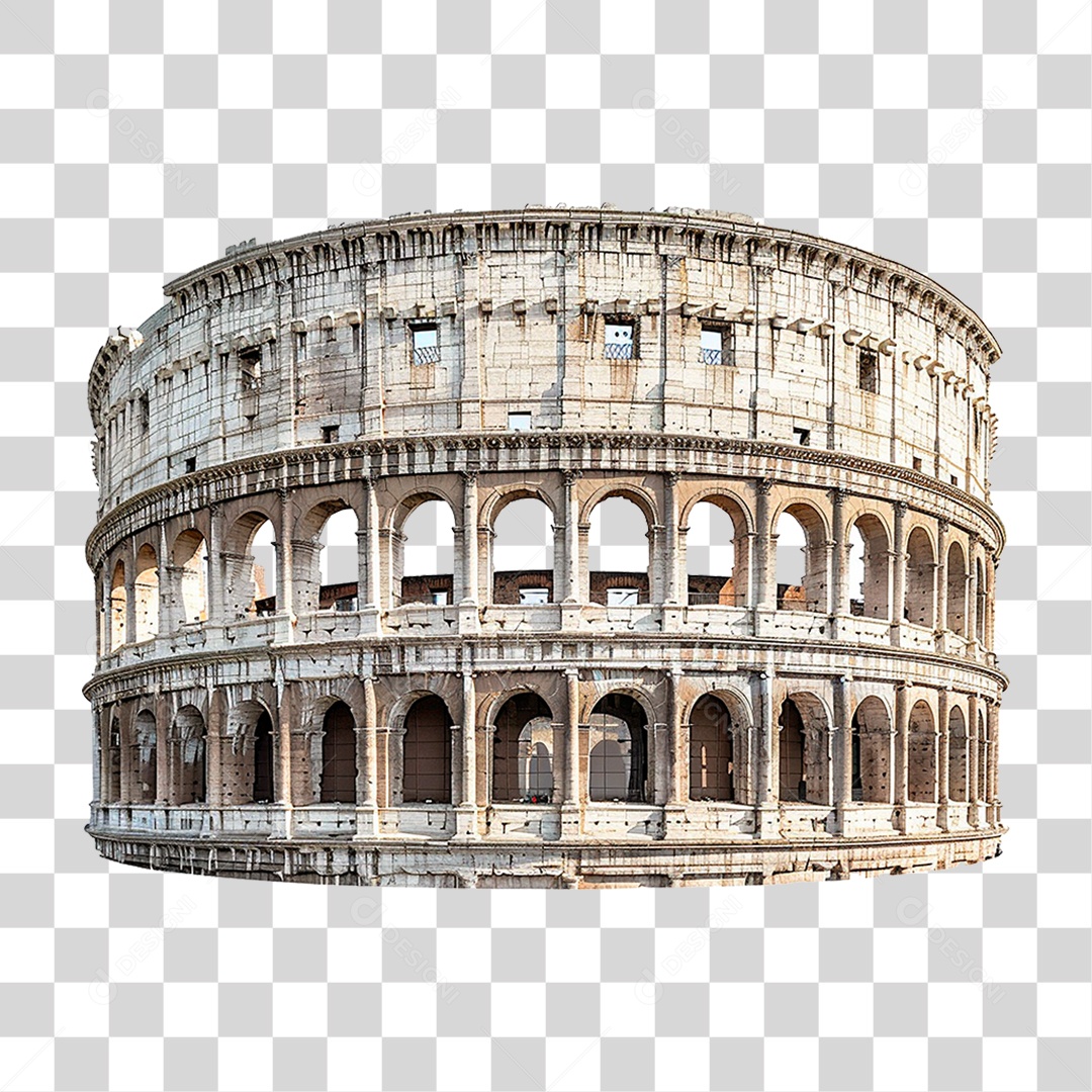 Coliseu Romano PNG Transparente