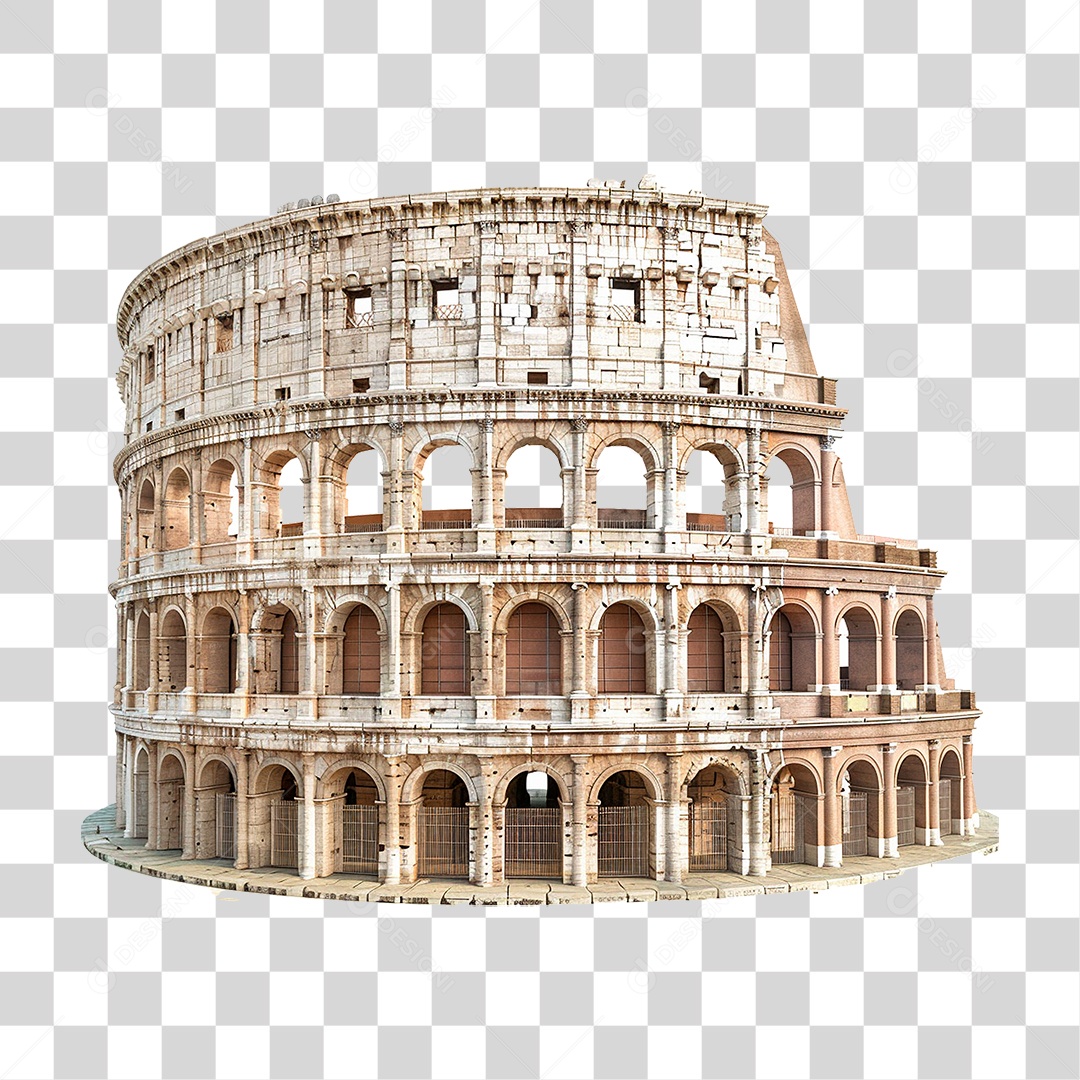 Coliseu Romano PNG Transparente