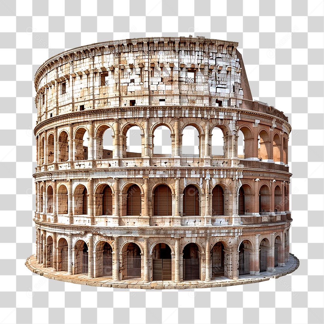Coliseu Romano PNG Transparente