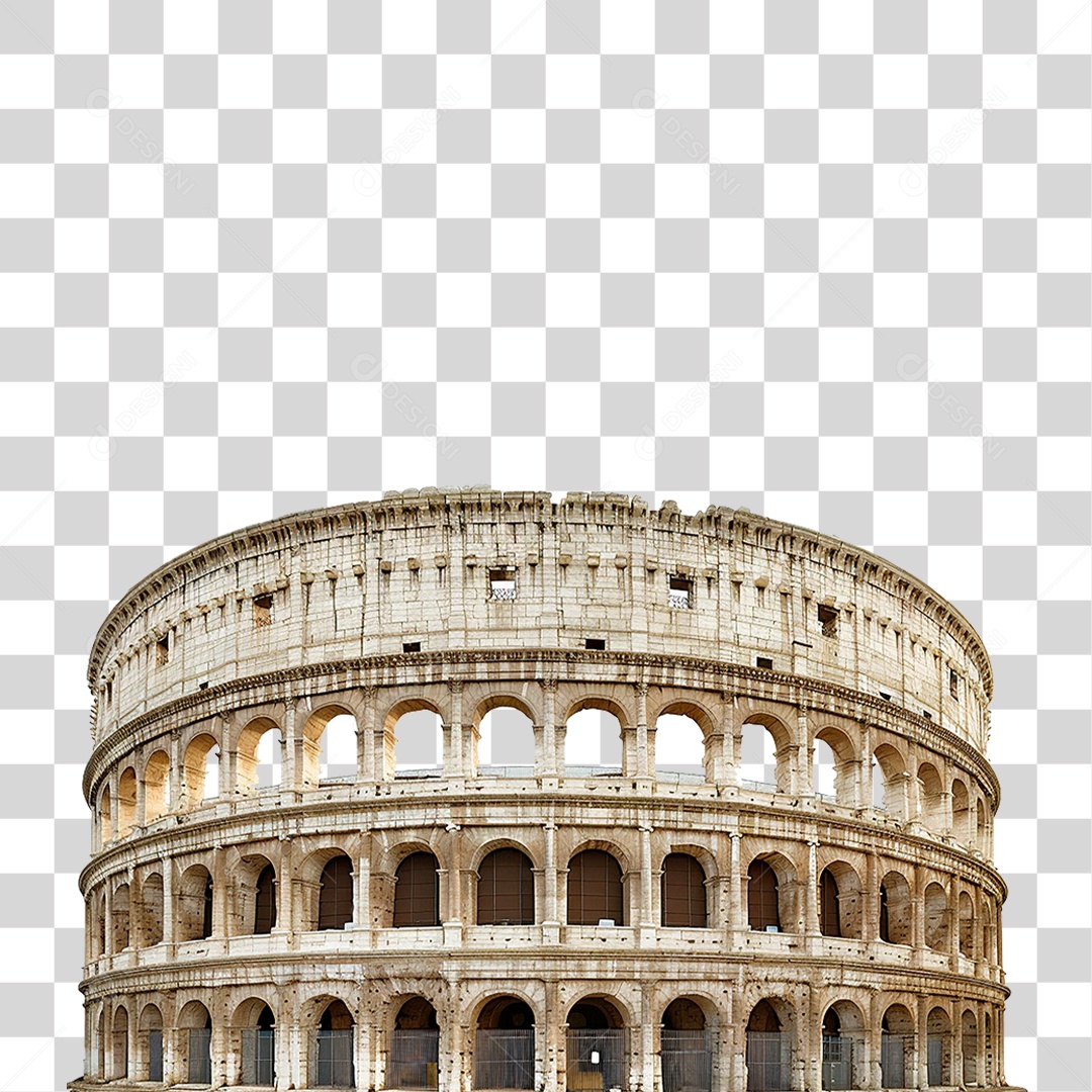 Coliseu Romano PNG Transparente