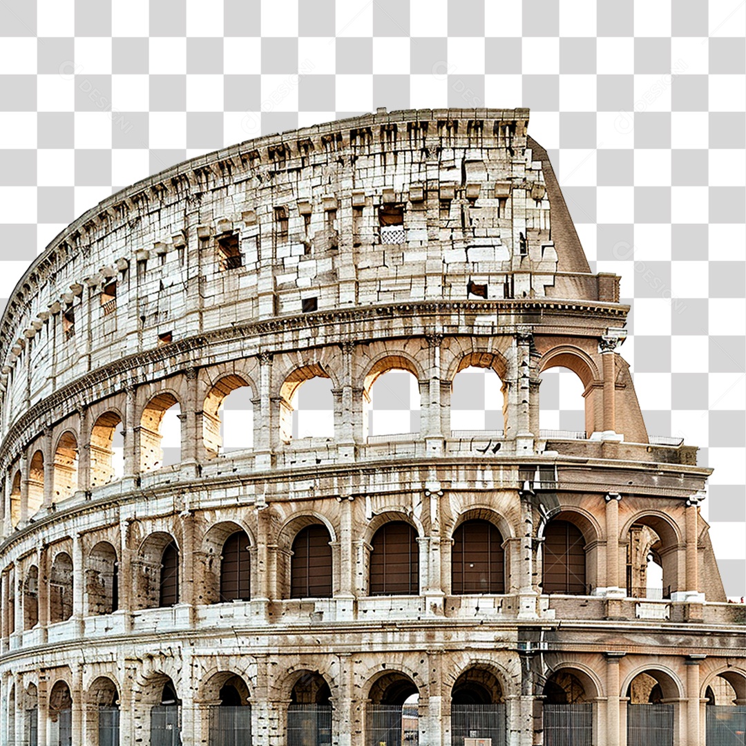Coliseu Romano PNG Transparente